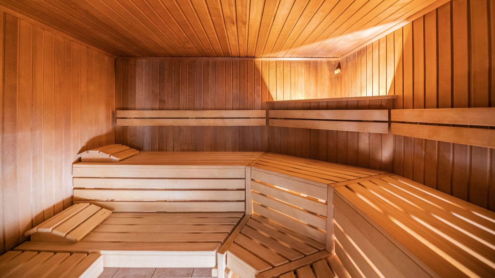 Sauna - Parkhotel Bellevue im Winter