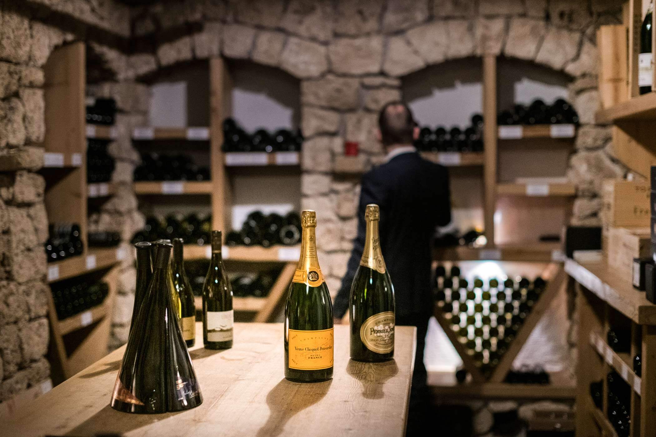 Parkhotel Bellevue in Toblach - Wein